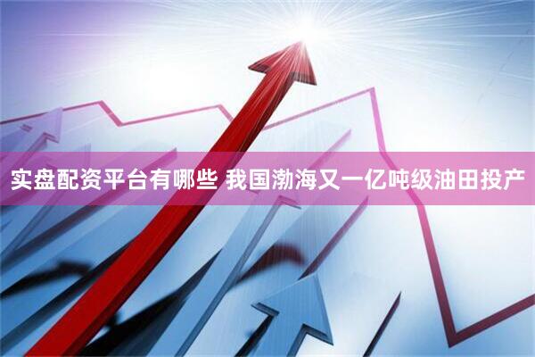 实盘配资平台有哪些 我国渤海又一亿吨级油田投产