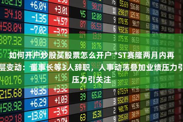 如何开户炒股买股票怎么开户 *ST赛隆两月内再迎高层变动：董事长等3人辞职，人事动荡叠加业绩压力引关注
